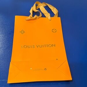 Louis Vuitton Vibrant Orange Paper Tote